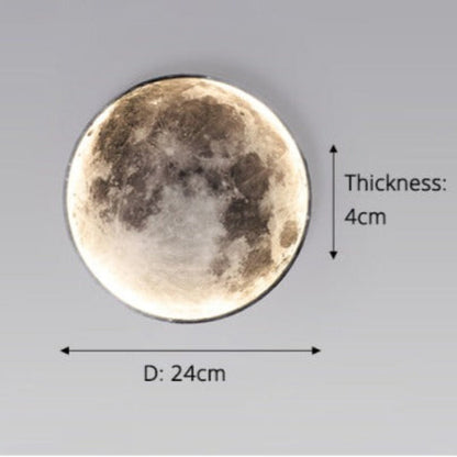 Glowing Moon Globe Night Light for Wall or Ceiling