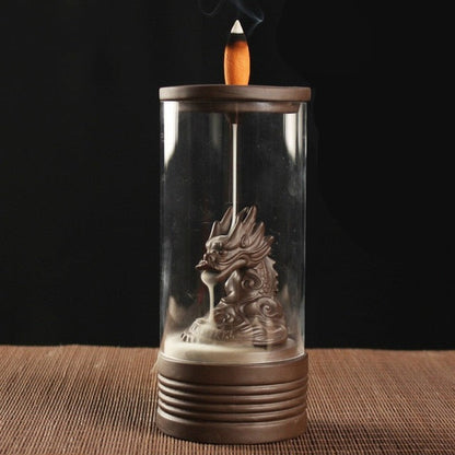 Artistic Ceramic Dragon Incense Burner