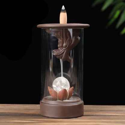 Artistic Ceramic Dragon Incense Burner