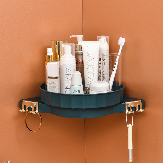 Compact Wall Mounted Bathroom Shelf Storage