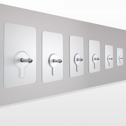 Strong Clear Self Adhesive Wall Hooks 10 Pack
