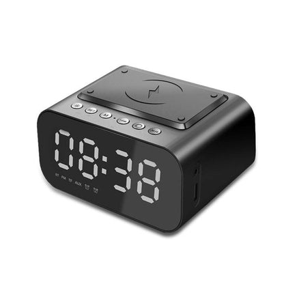 Portable Wireless Alarm Radio Phone Charger Speaker