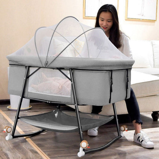 Compact Travel Baby Bed with Insect Net - Luxicro