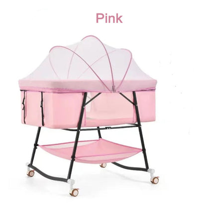 Compact Travel Baby Bed with Insect Net