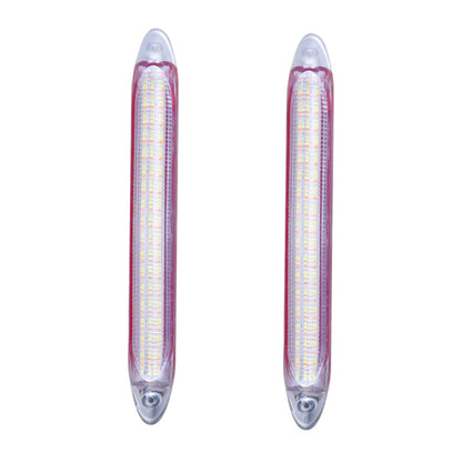 Bright 2PCS Car LED Turn Signal Light Strips Waterproof