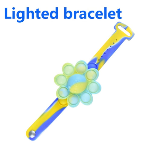 Bright Silicone Fidget Spinner Wristbands - Luxicro