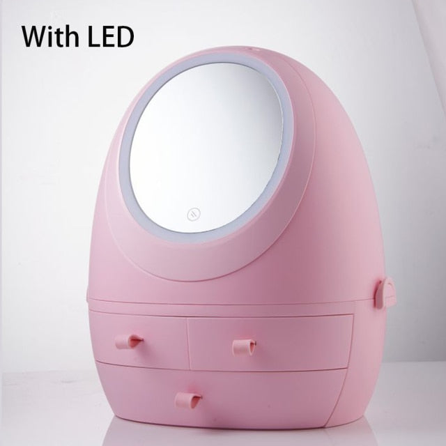 Lighted Cosmetic Organizer Box - Luxicro