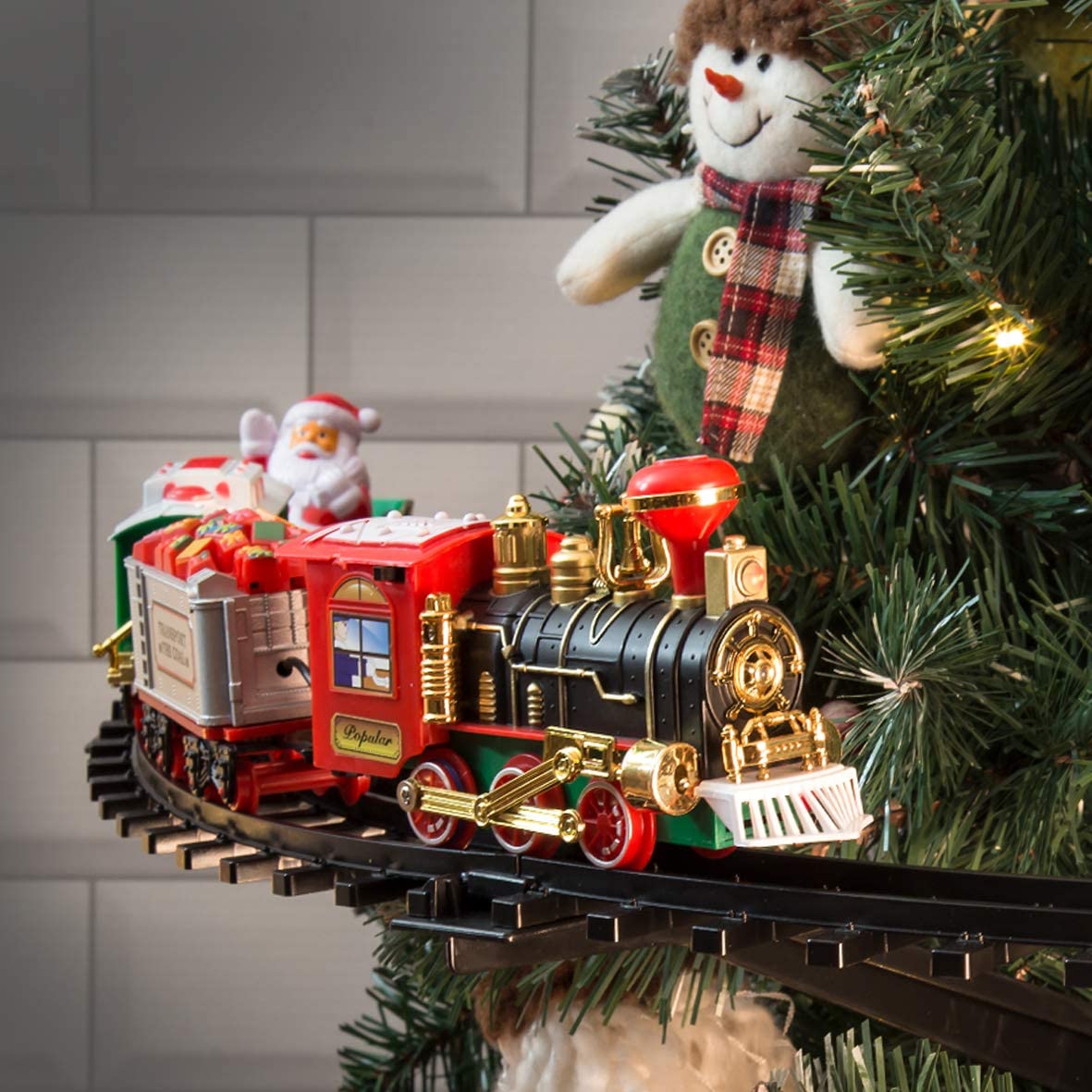 Classic Holiday Train Track Set - Luxicro