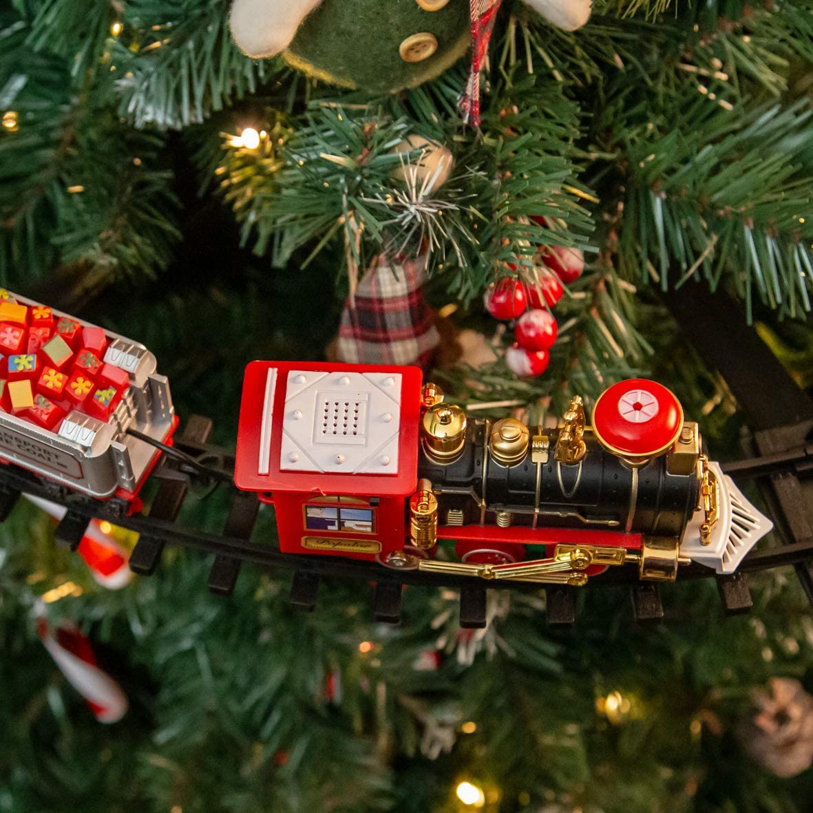 Classic Holiday Train Track Set