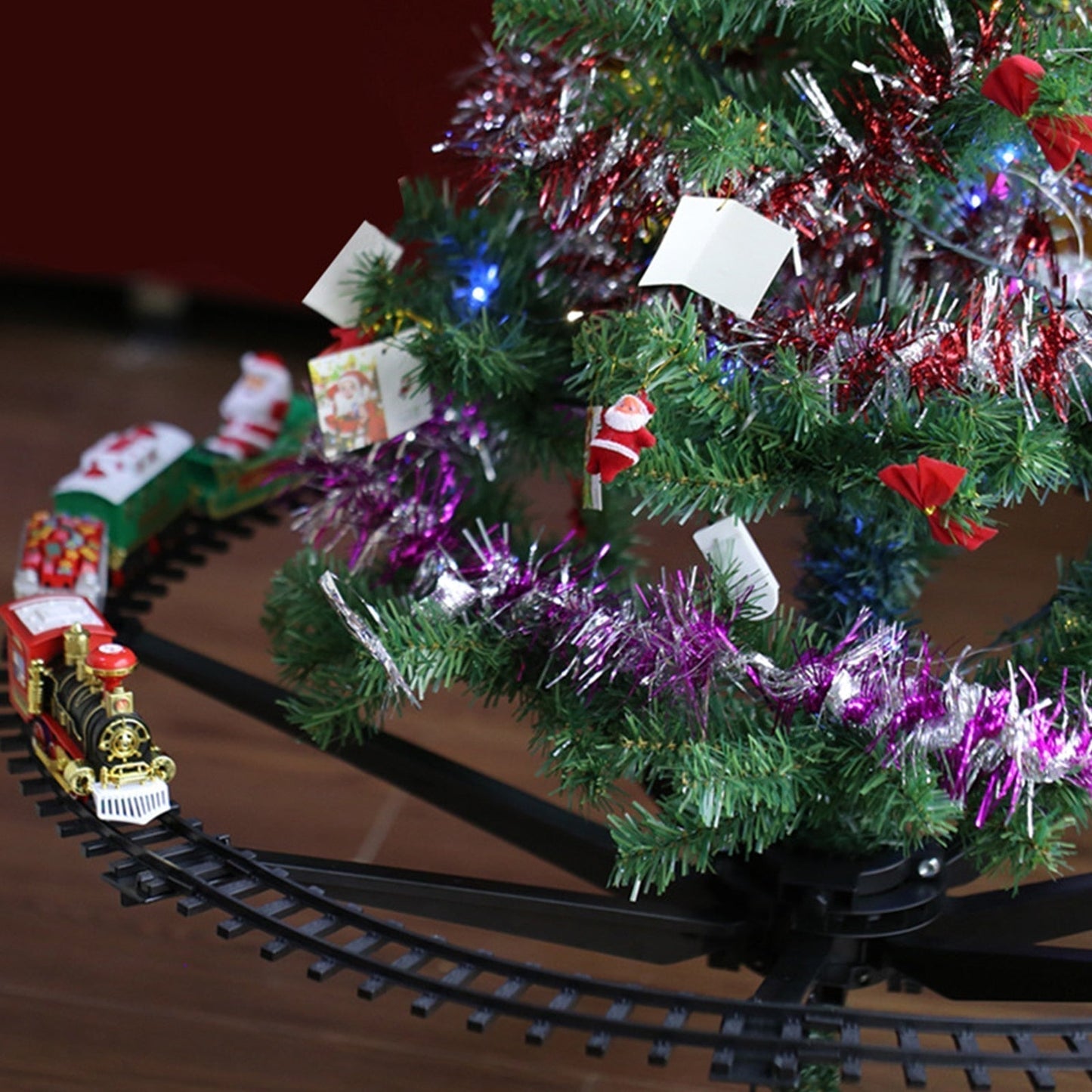 Classic Holiday Train Track Set