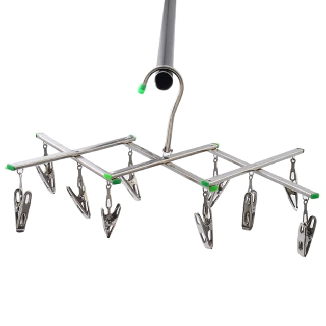 Compact Folding Laundry Dryer Stand