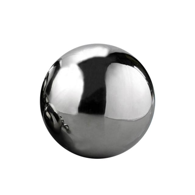 Shiny Silver Garden Ball Ornament