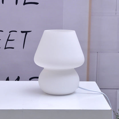 Stunning Mushroom Glass Desk Lamp