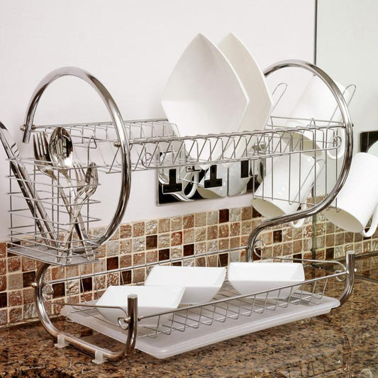 Compact Stainless Steel Kitchen Tool Organizer - Luxicro