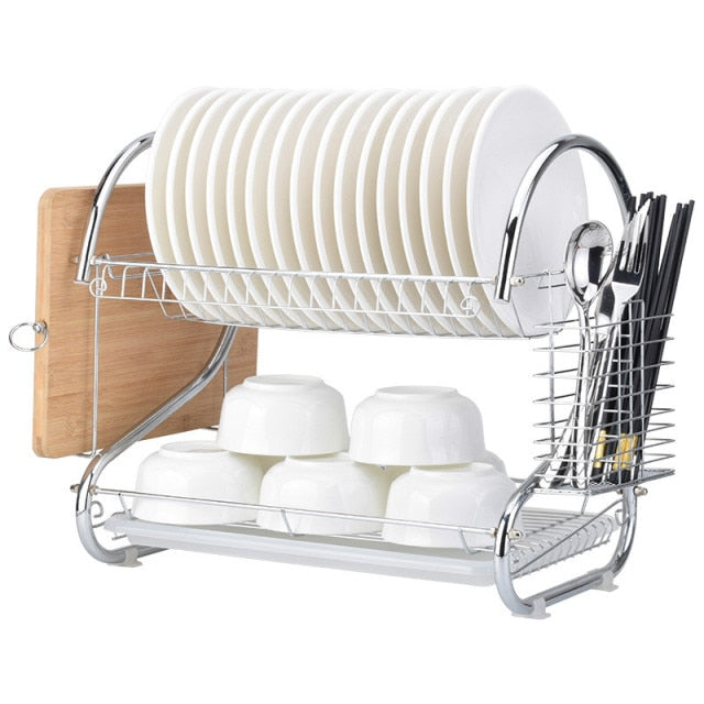 Compact Stainless Steel Kitchen Tool Organizer
