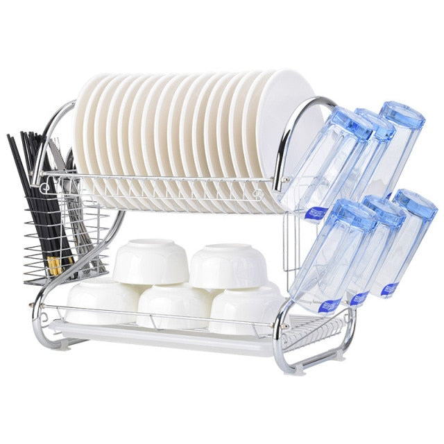 Compact Stainless Steel Kitchen Tool Organizer