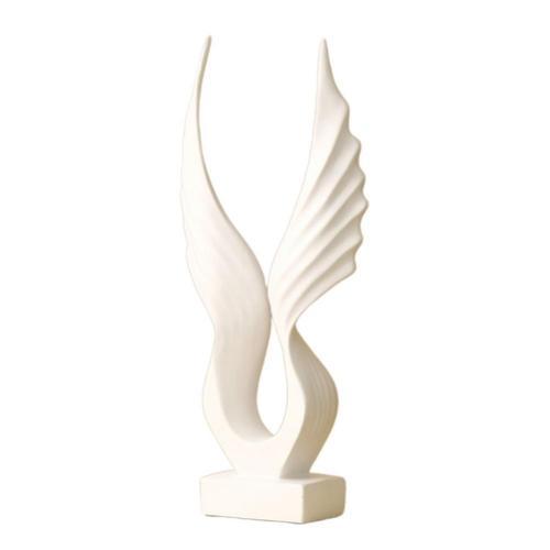 Delicate Ivory Winged Wall Decor
