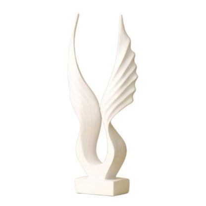 Delicate Ivory Winged Wall Decor
