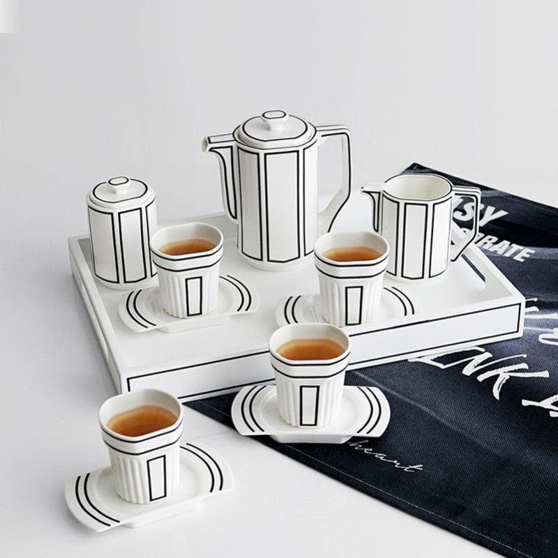 Classic Oriental Style Coffee Cup Set - Luxicro