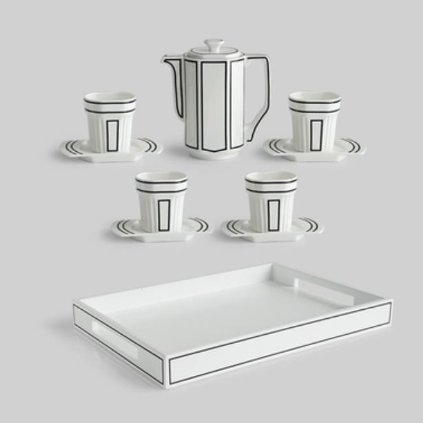 Classic Oriental Style Coffee Cup Set