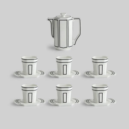 Classic Oriental Style Coffee Cup Set