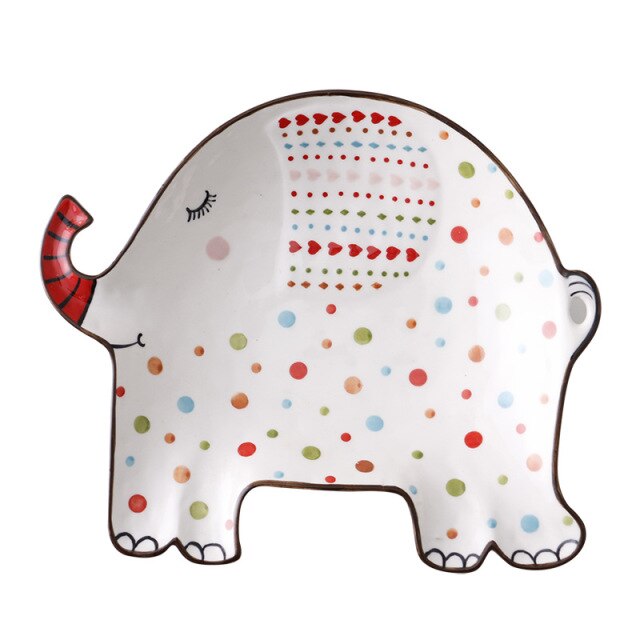 Vibrant Kids Cartoon Breakfast Plates