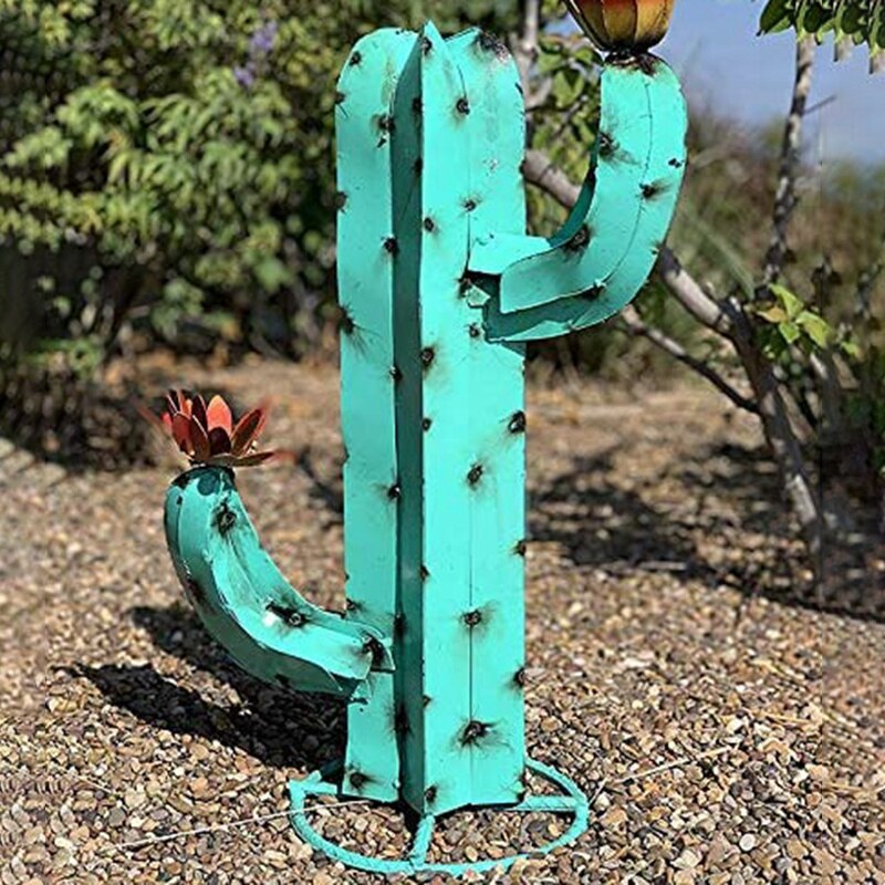 Rural Desert Cactus Garden Decor - Luxicro
