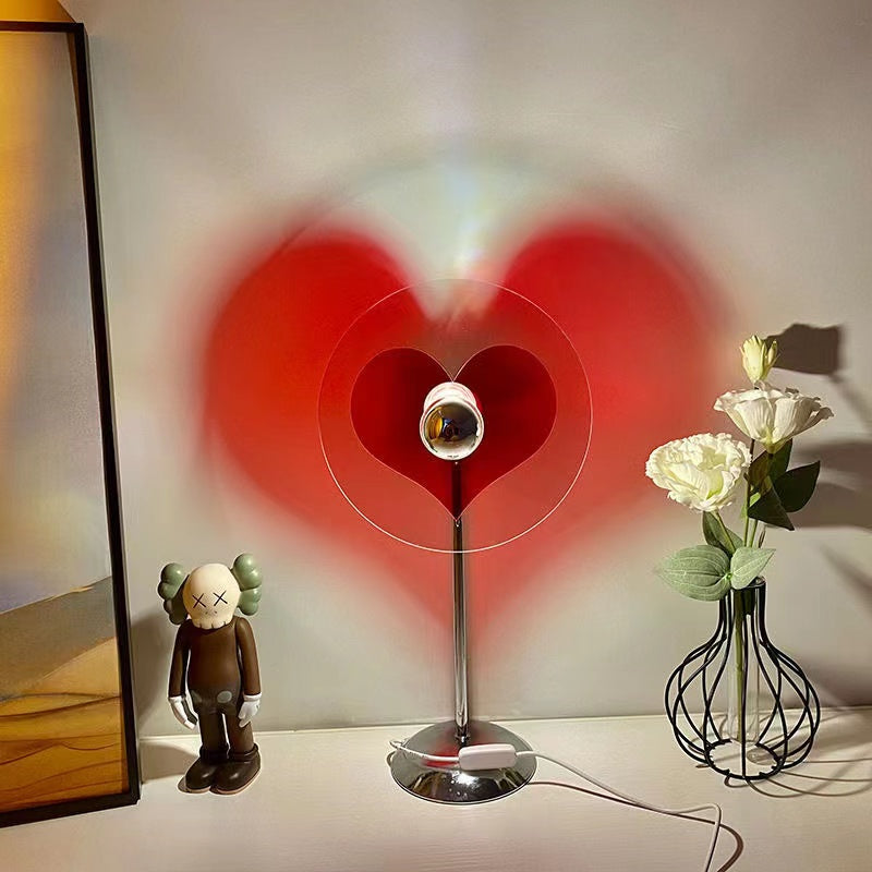 Lovely Warm Heart Shaped Lamp - Luxicro