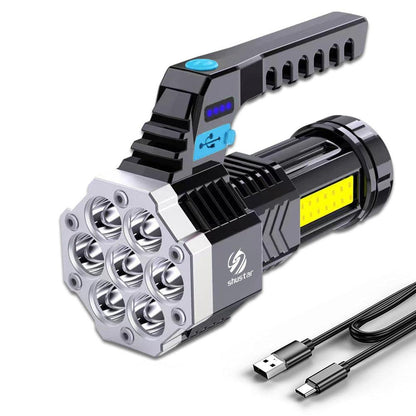 Durable Rechargeable High Power LED Flashlight - Luxicro