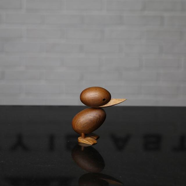 Classic Handcrafted Wooden Duck Figurine