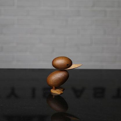 Classic Handcrafted Wooden Duck Figurine