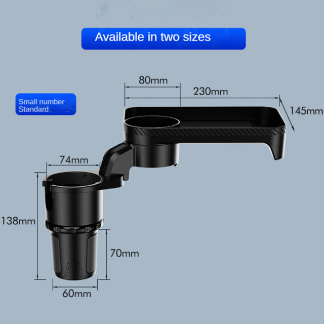 Universal Car Cup Holder Expander Tray - Luxicro
