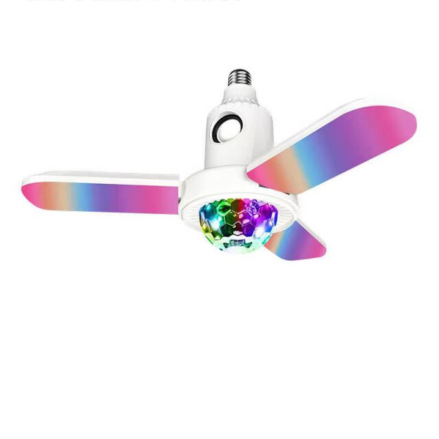 Compact Bluetooth Speaker with Colorful LED Lights