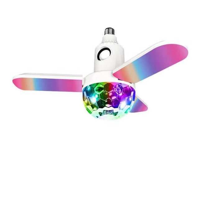 Compact Bluetooth Speaker with Colorful LED Lights
