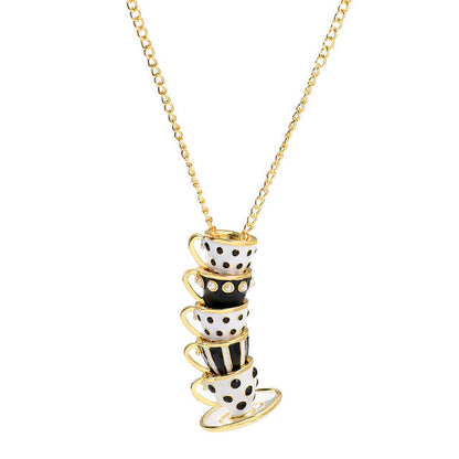 Delicate Tea Cup Charm Necklace