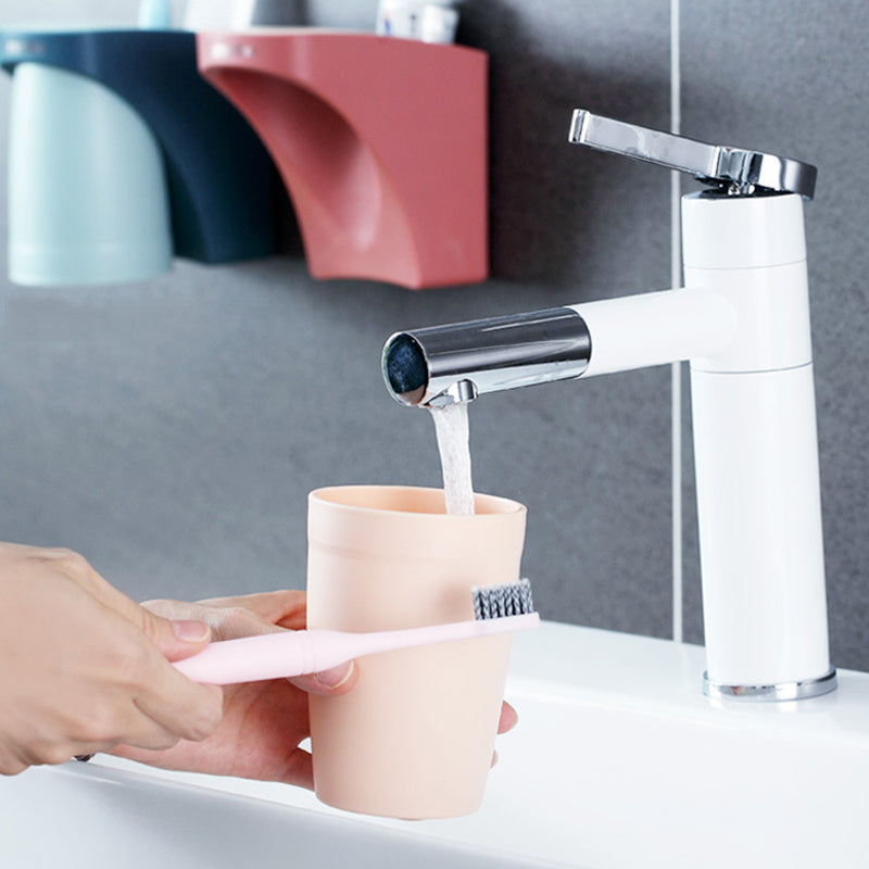 Powerful Stick Bathroom Toothbrush Holder