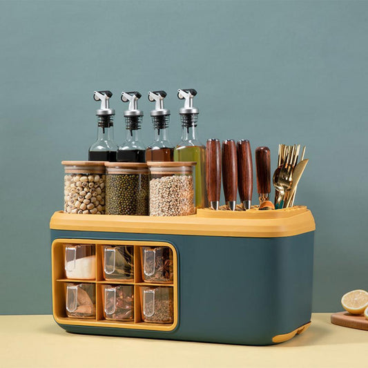 Compact Spice Jar Kitchen Organizer - Luxicro