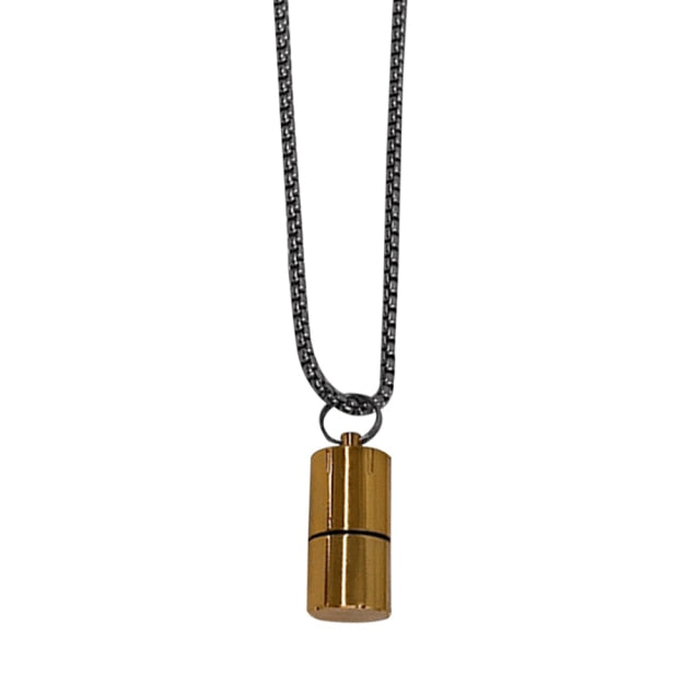 Small Silver Pocket Lighter Necklace - Luxicro