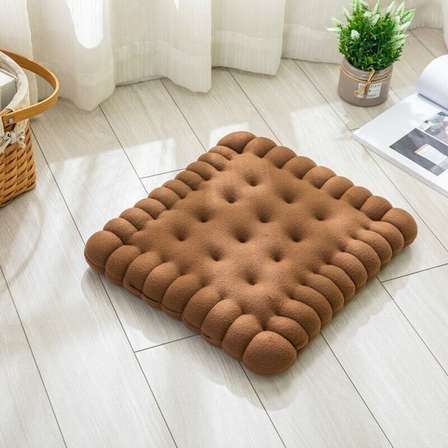 Vibrant Playful Plush Throw Pillow