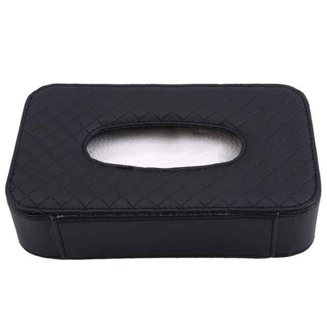 Premium Leather Car Tissue Holder - Luxicro