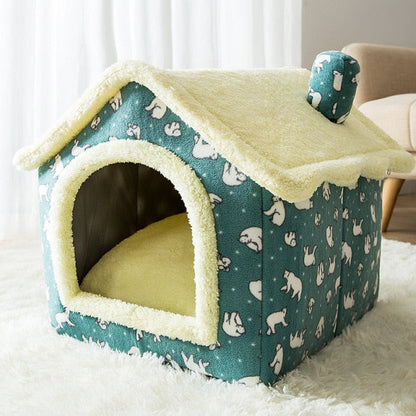 Cozy Plush Dog Fleece Bed