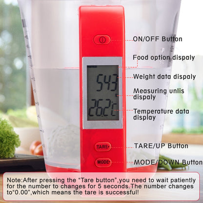 Precise Digital Kitchen Scale Cup