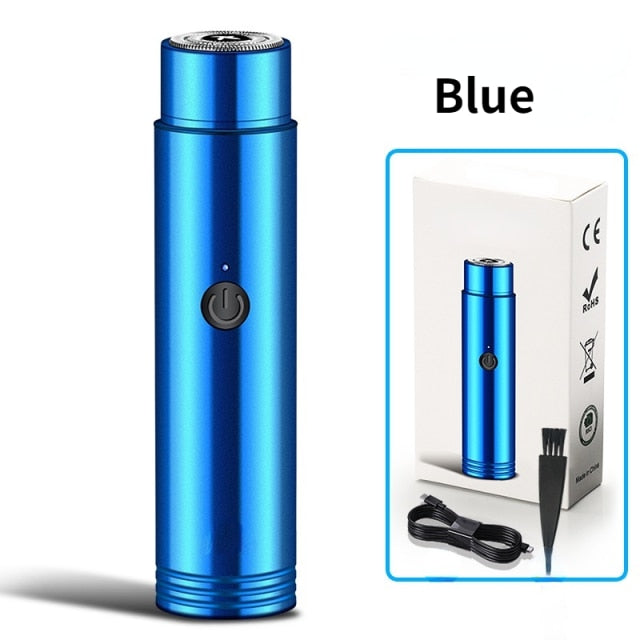 Compact Rechargeable Travel Electric Razor - Luxicro
