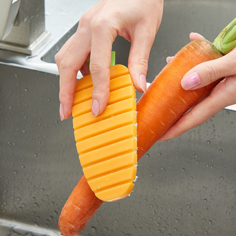 Gentle Vegetable Cleaning Scrubber Brush - Luxicro