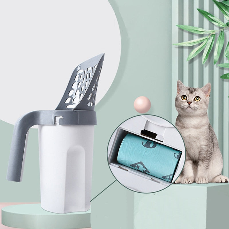 Easy Clean Small Pet Litter Scooper - Luxicro