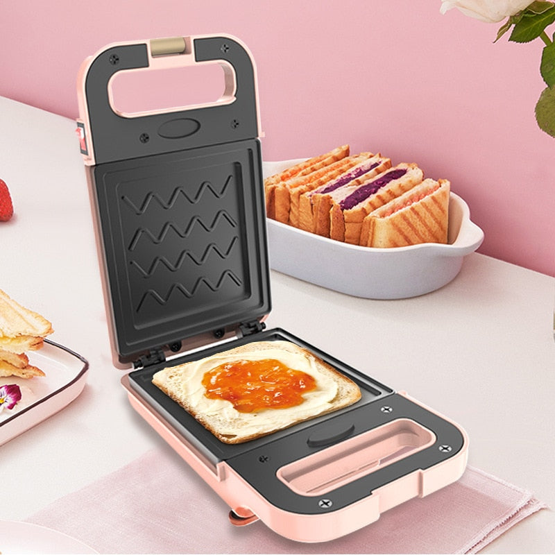 Compact 2 in 1 Toaster Waffle Breakfast Maker - Luxicro