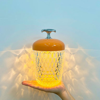 Elegant Crystal Glass Desk Lamp
