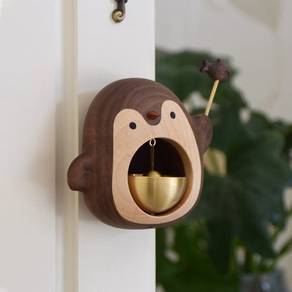 Rustic Wood Traditional Entry Bell - Luxicro