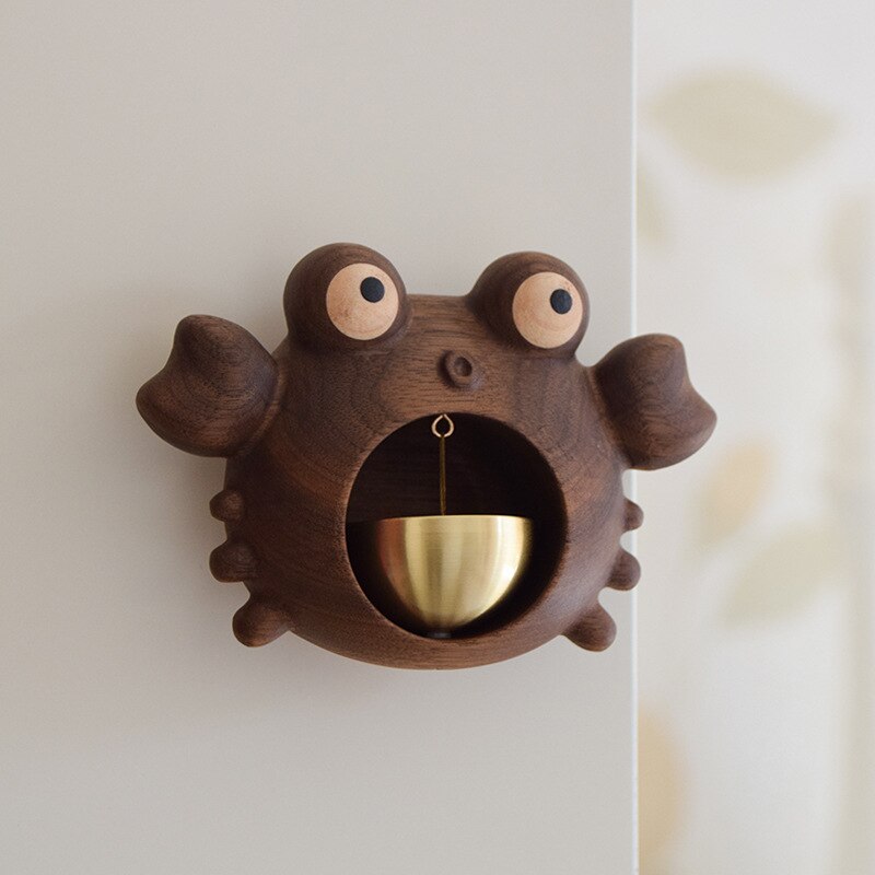 Rustic Wood Traditional Entry Bell