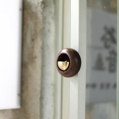 Rustic Wood Traditional Entry Bell